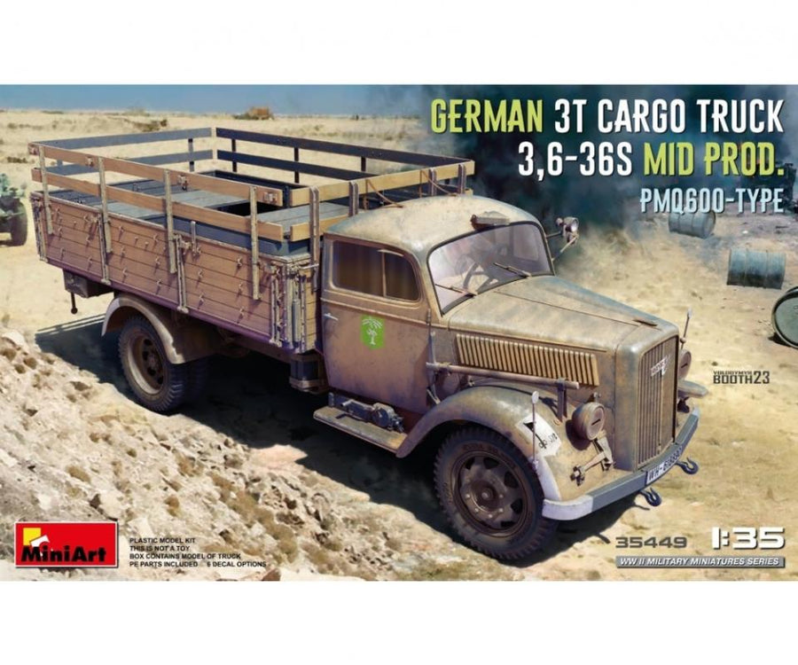 Dt. 3t Cargo Truck - Mid Prod. PMQ600-Type