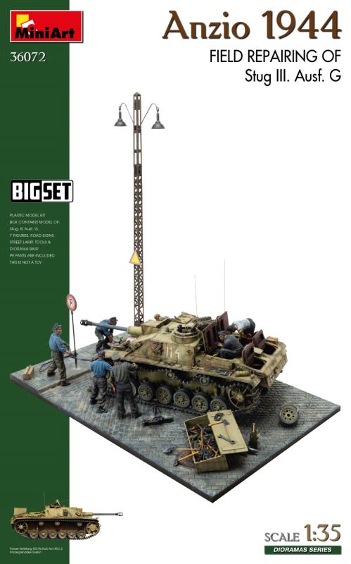 Big-Set Anizo 1944 Instand.StuG.III