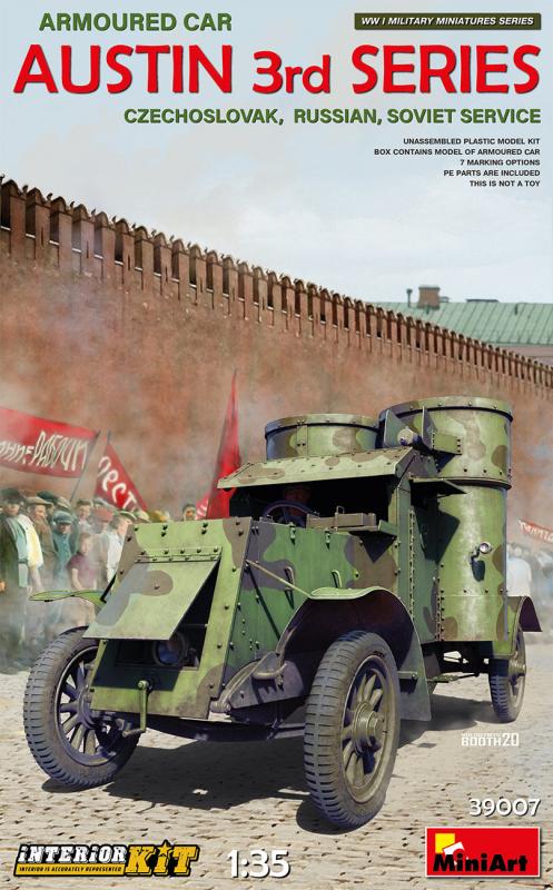 Austin Armoured Car 3rd Series:Czechoslovak,Russian,Soviet Service - Interior Kit