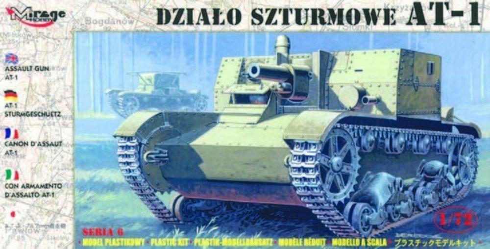AT-1 Sturmgeschütz mit Inneneinrichtung