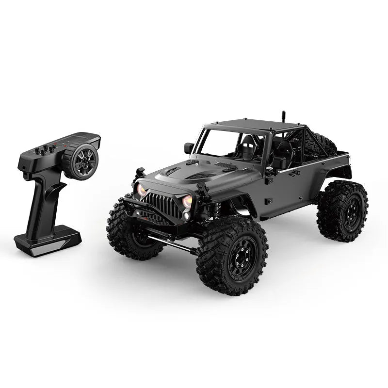 MJX Hyper Go H12Y 3650 Brushless 1/12 Scale Aluminum Shell Black RC Rock Crawler - H12Y (Sensorless Brushless Motor) - Black / CN