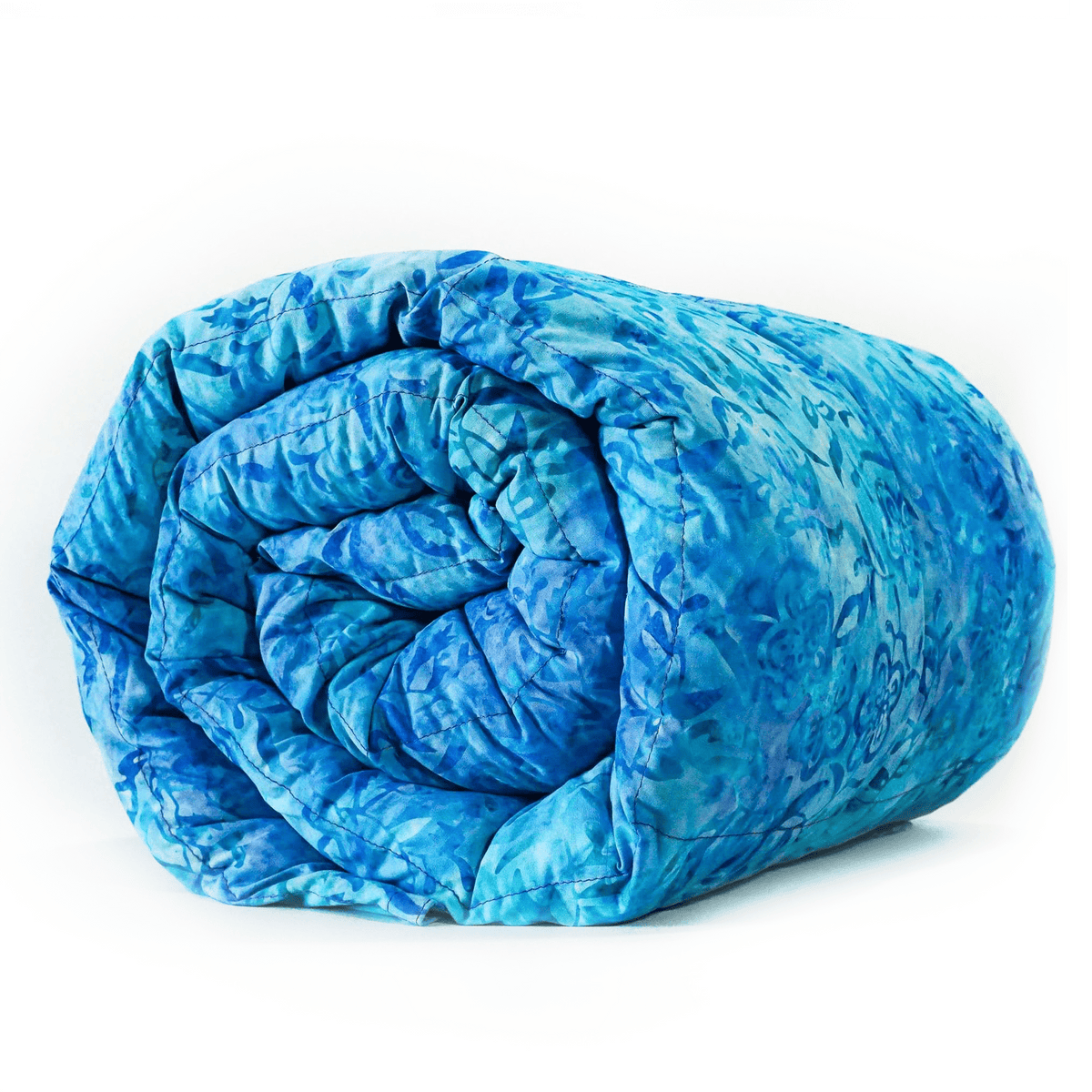 Blue Floral Weighted Blanket - Twin 42x72" / 12 lbs