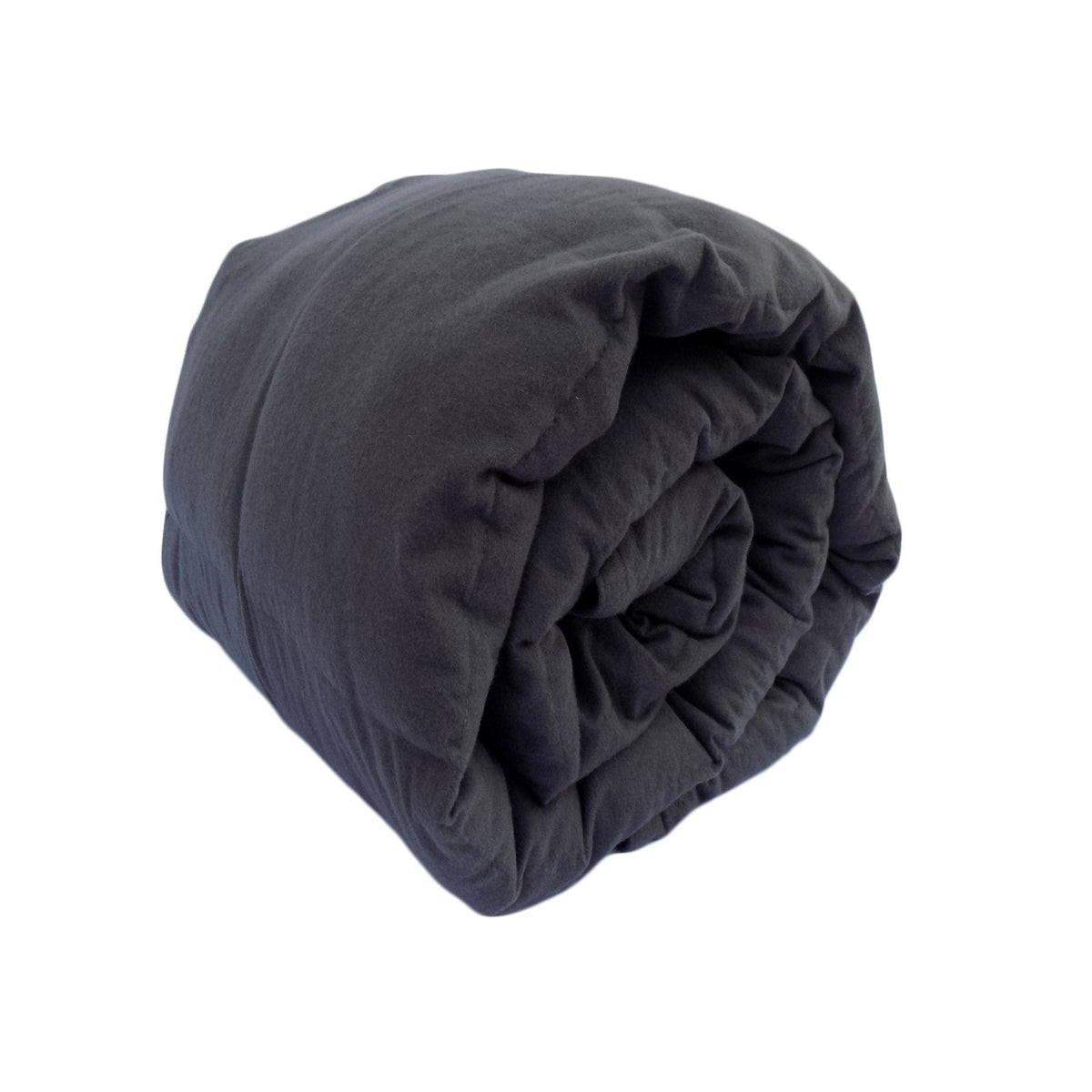 Flannel Weighted Blankets - Charcoal Grey / Kids (38"x50") / 5 lbs