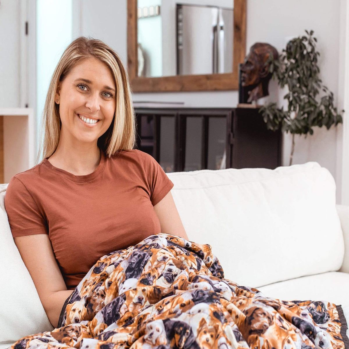 So Many Dogs Weighted Blanket - Kids (38"x50") / 5lbs