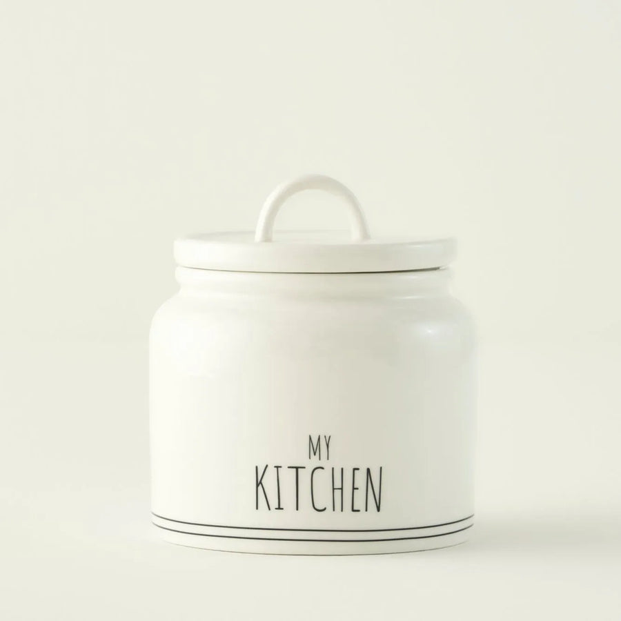 My Kitchen Porcelain Jar - 17oz