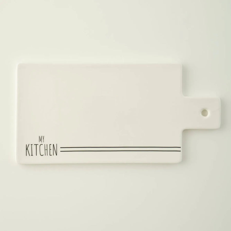 My Kitchen Porcelain Rectangular Cutting Board