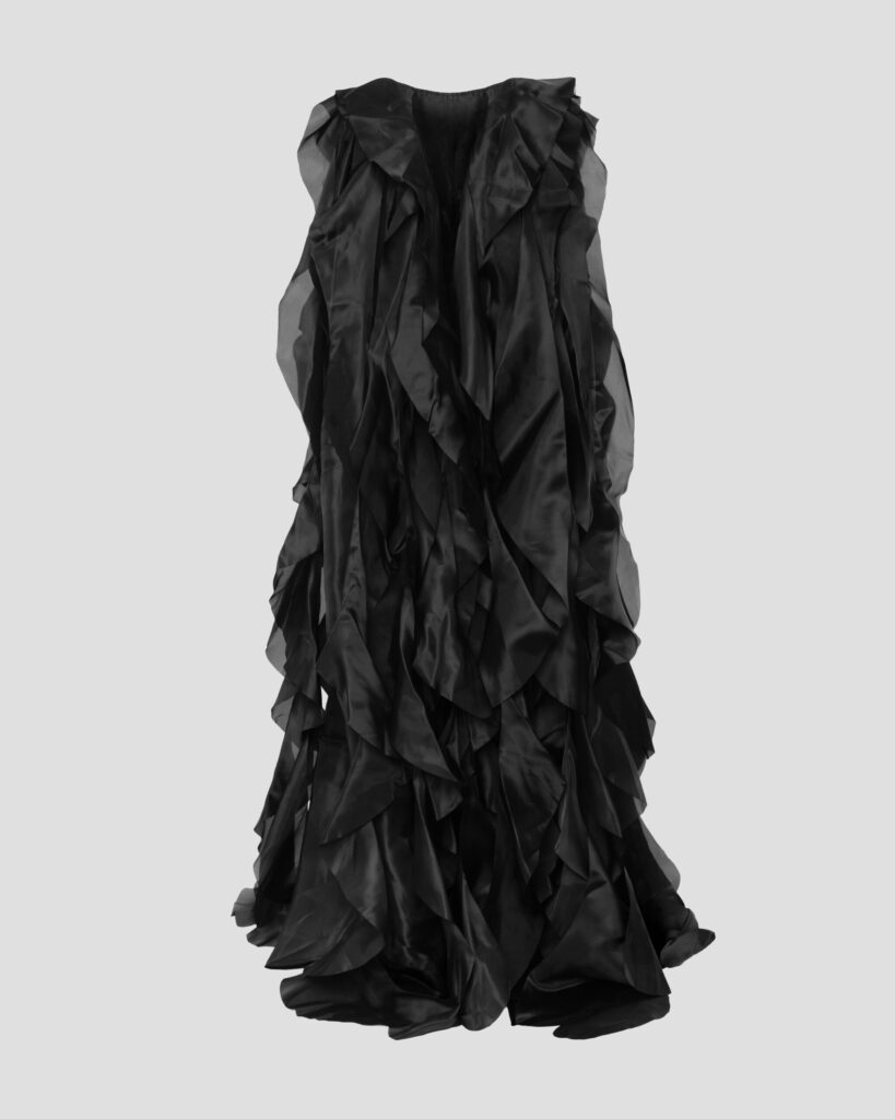 Black Cape with Long Gussets
