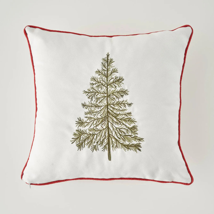 New Year Embroidered Cushion Cover