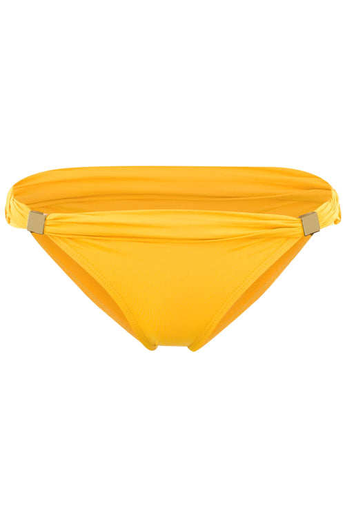 Nina Classic Brief Bikini Bottom Mustard | Size: Small