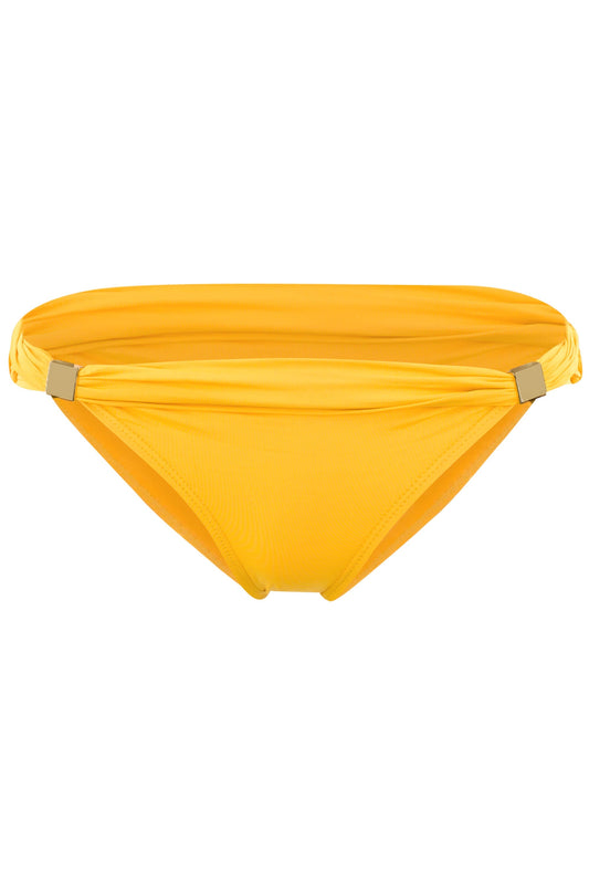 Nina Classic Brief Bikini Bottom Mustard | Size: Small