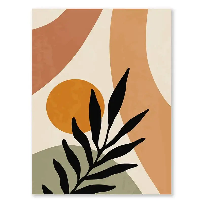 Earth Tones Canvas Art - 01 / 30x40cm No Frame