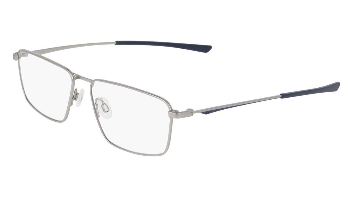 Nike NIKE 4319 045 Man Optical frames Metal Silver  Squared Normal