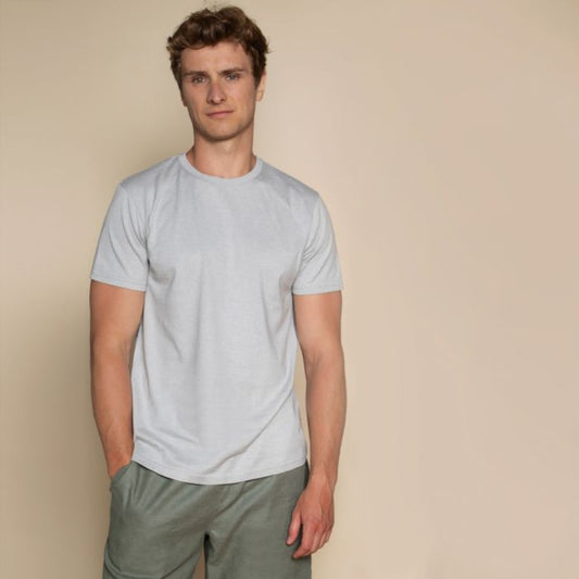 Dip & Doze Organic Cotton & Hemp Everyday T-Shirt Lunar Grey / S