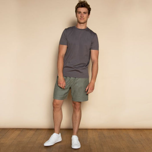 Dip & Doze Organic Cotton & Hemp Men’s Lounge Shorts Oliver / M