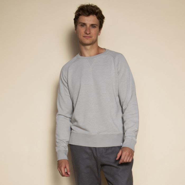 Dip & Doze Organic Cotton & Hemp Perfect Sweatshirt Lunar Grey / M