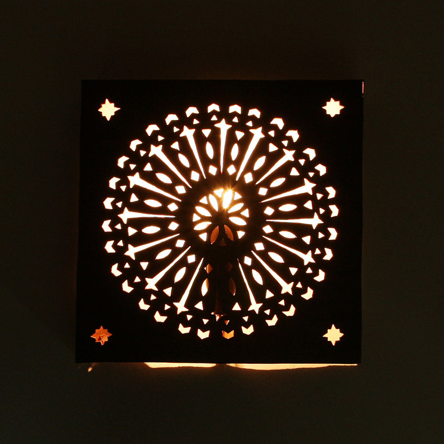 Orientalische Eisen Wandlampe EWL36