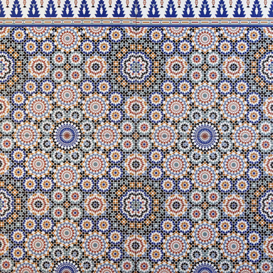 Orientalische Wandfliesen 50x25 cm – Mosaik