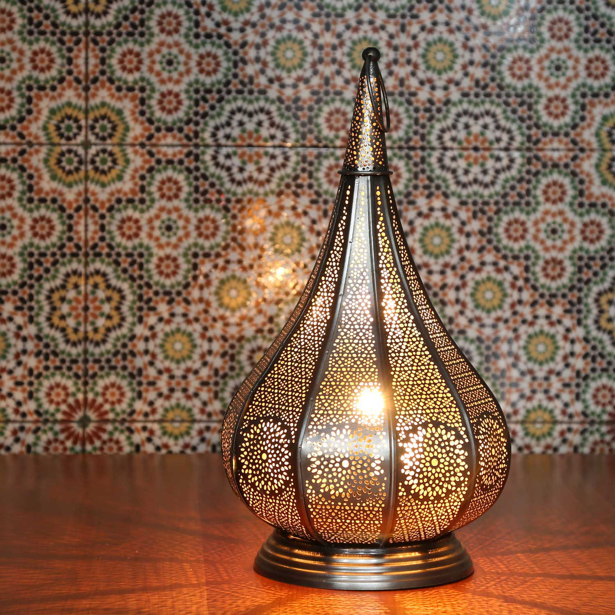 Orientalische Lampe Monza Gold