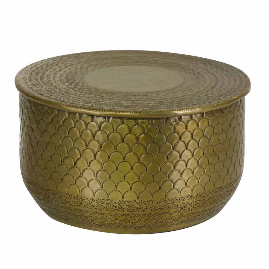 Orientalischer Beistelltisch Alava Gold - L