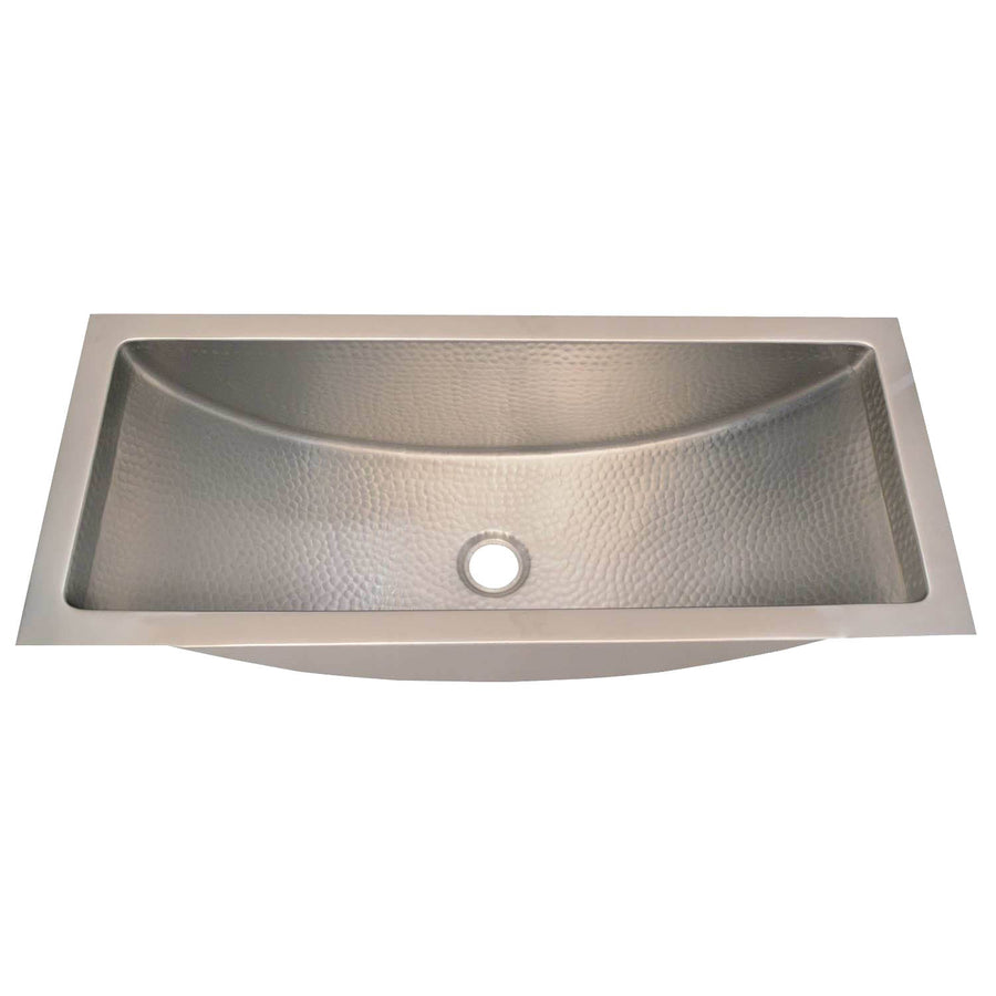 Orientalisches Einbauwaschbecken Azra - Silber