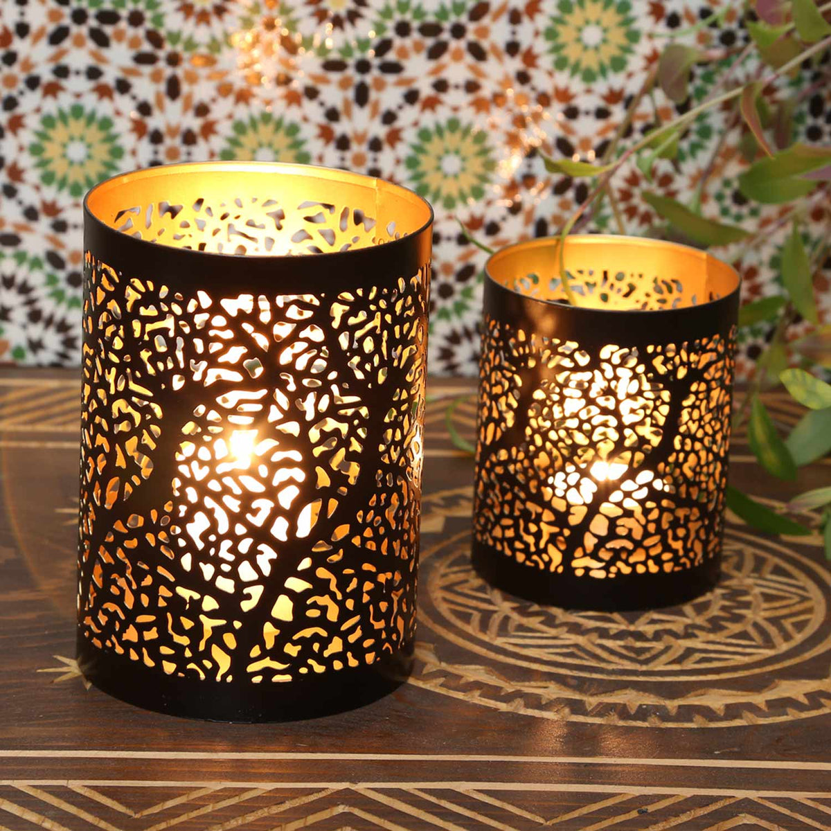 Orientalisches Windlicht Ancona 2er Set