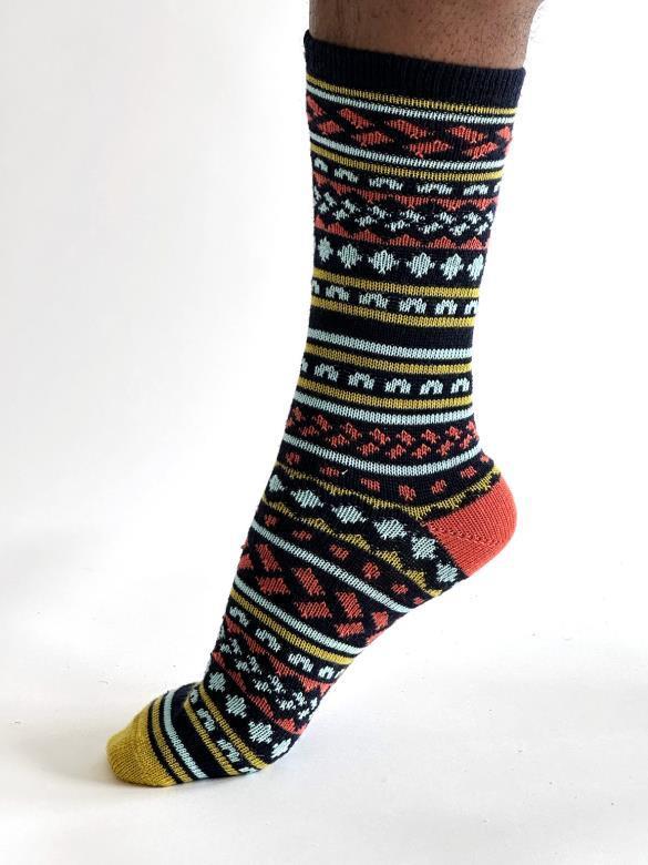 Wollsocken Modell: Erskine Fair Isle