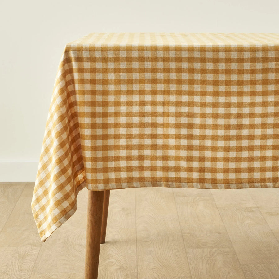 Pavia Gingham Cotton Tablecloth - 60"x98"