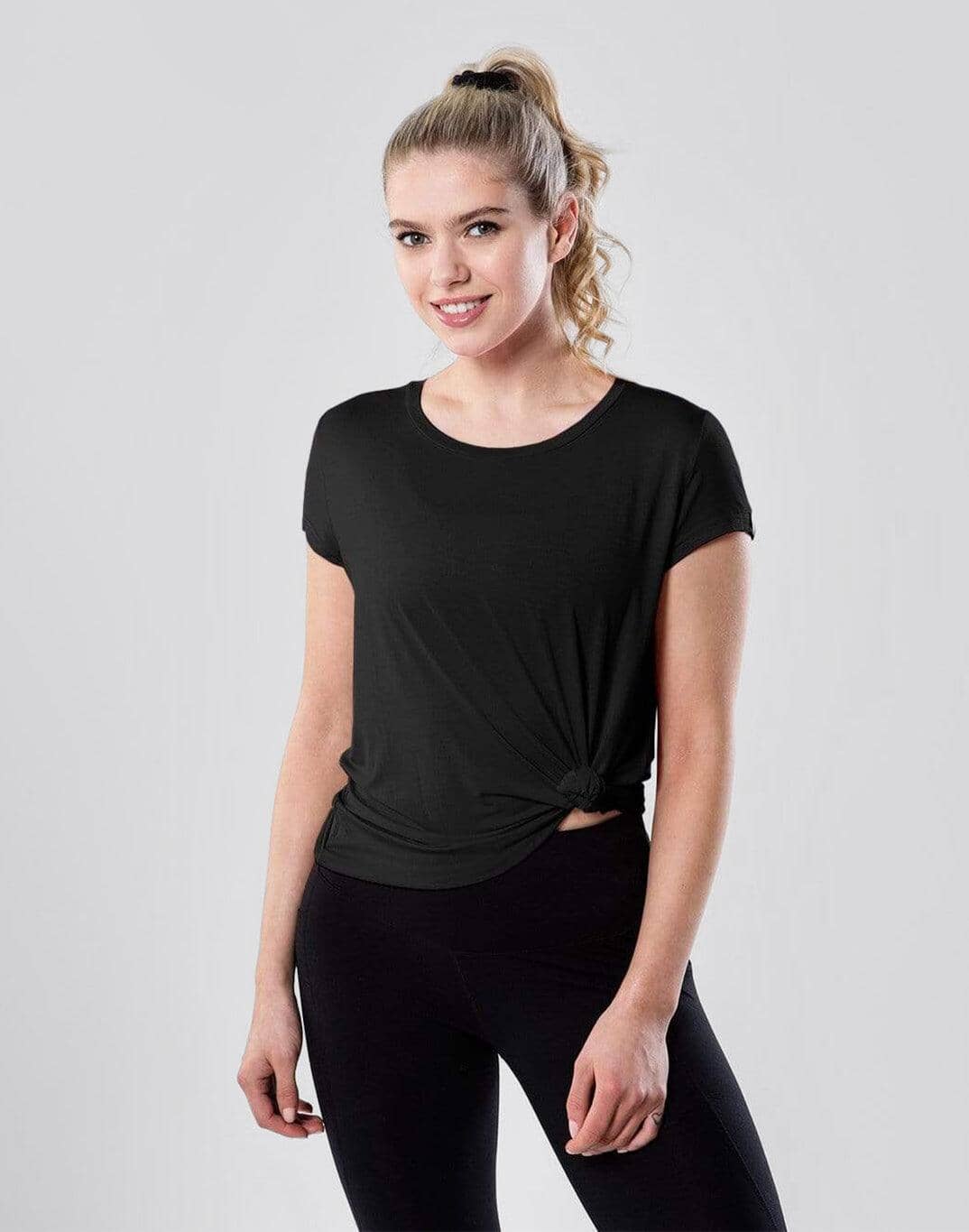 Perfect Tee in Black - X-Small / Black