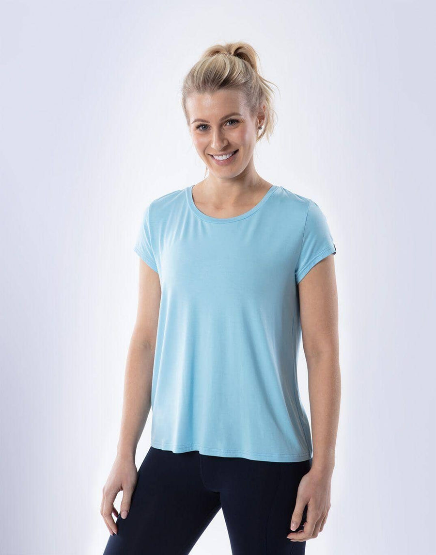 Perfect Tee in Blue - X-Small / Baby Blue