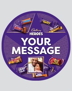Cadbury Heroes Personalised Tub