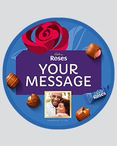 Cadbury Personalised Roses Tub