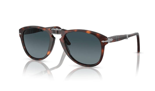 Persol PO0714 FOLDING 24/S3 Man Sunglasses Acetate Turtle  Pilot Polarized Shaded
