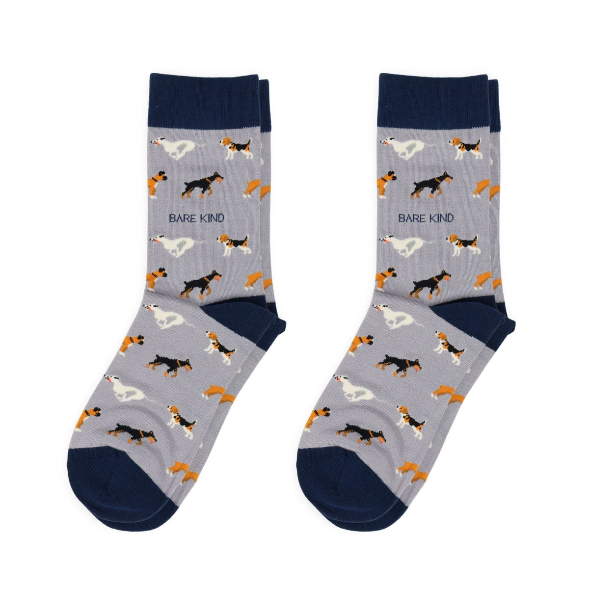 Purple Dog Pet Pair Bamboo Sock Set | UK Adult 7-11 x2