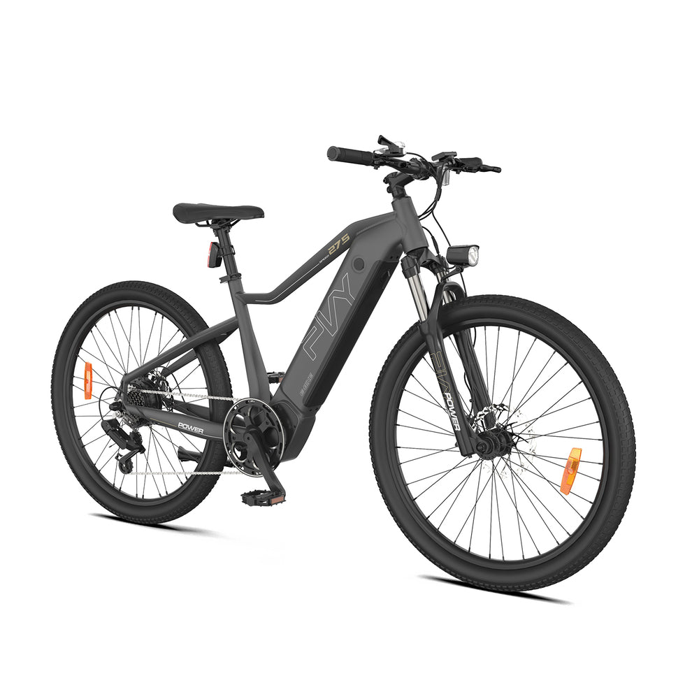 PVY POWER 250W Electric Trekking Bike, 27.5-Inch Wheels, 792Wh Battery, City E-Bike with Torque Sensor
