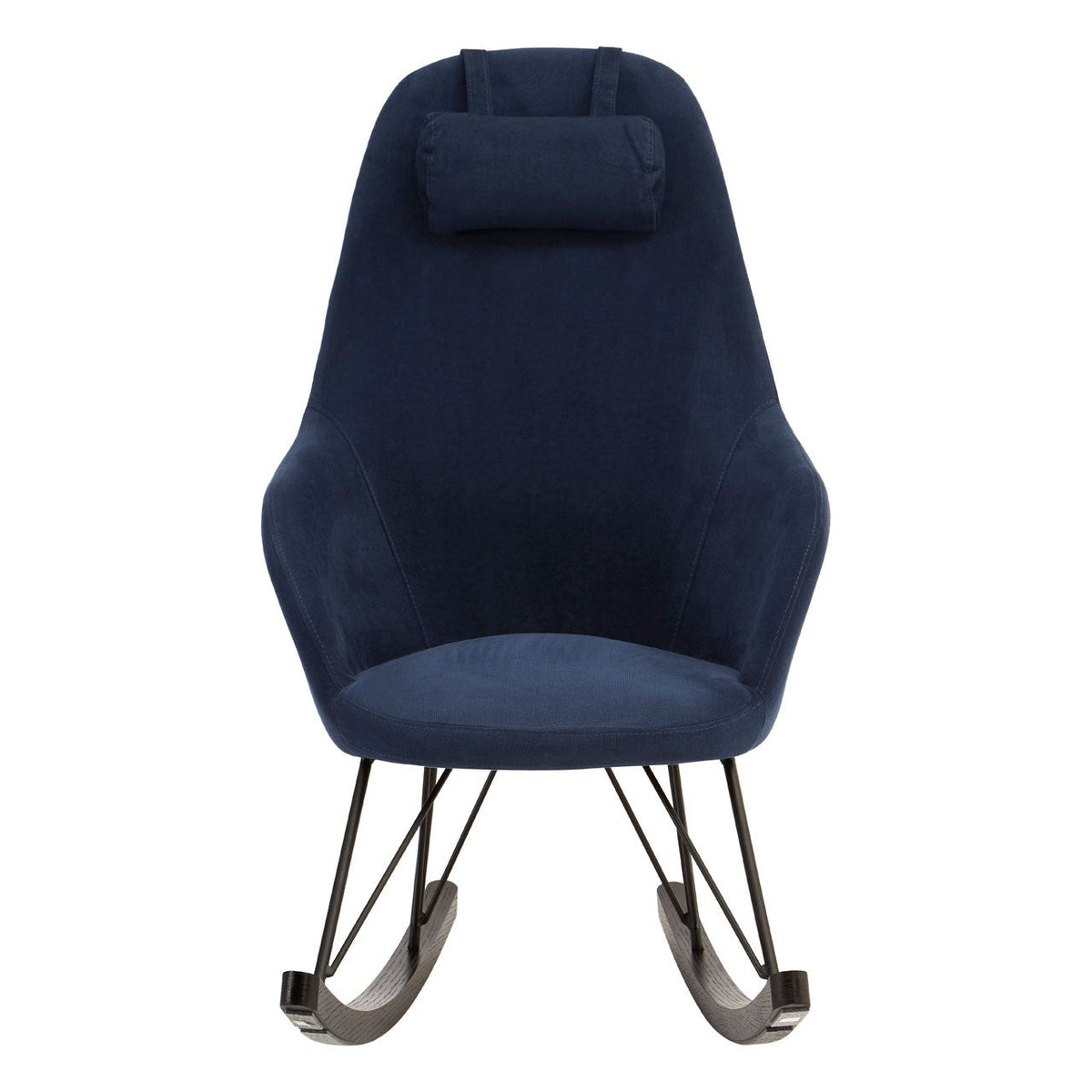 Rafferty Rocking Chair - Blue Fabric