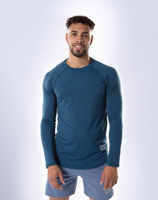 Raglan Tech Long Sleeve in Navy - Small / Navy
