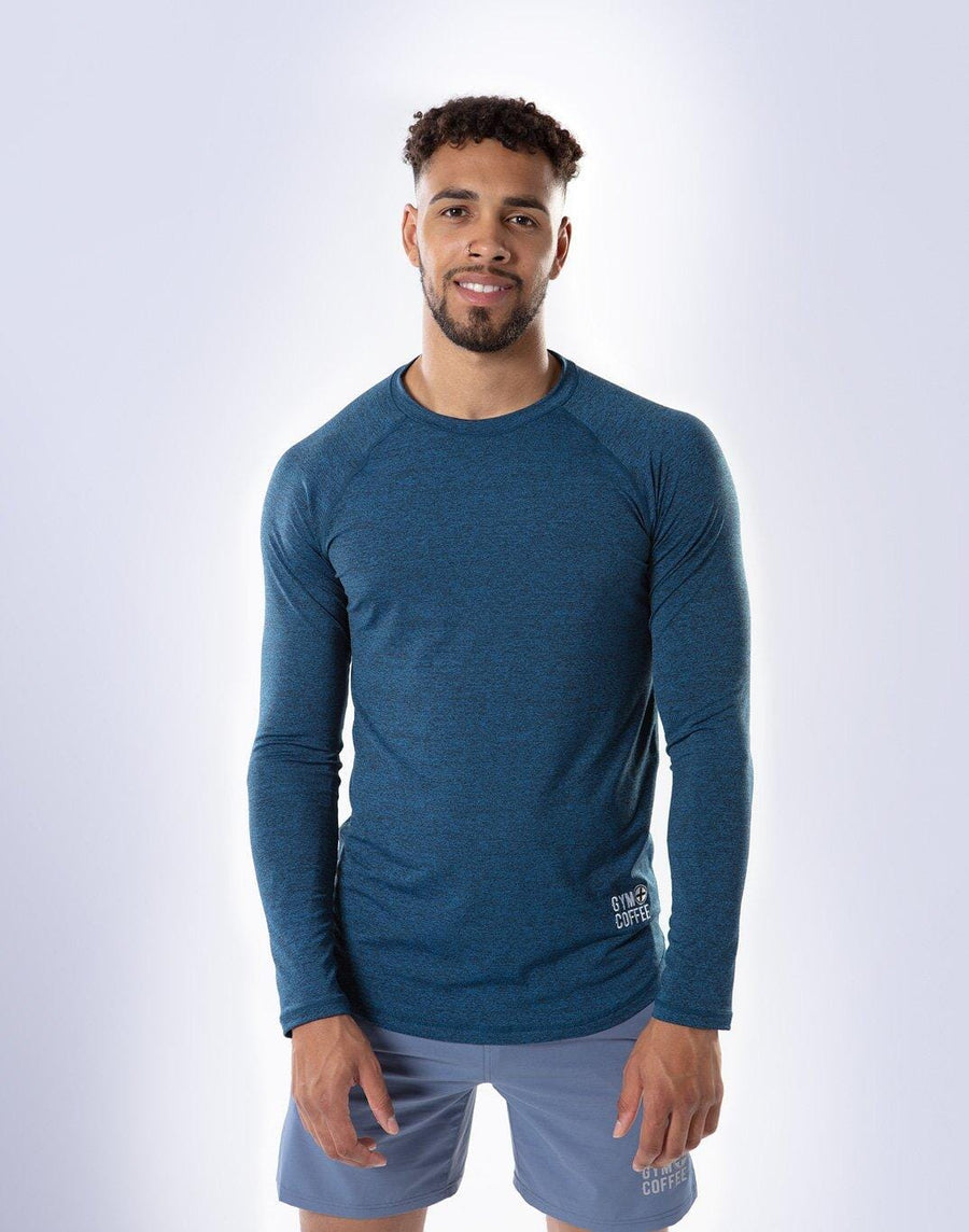 Raglan Tech Long Sleeve in Navy - Small / Navy