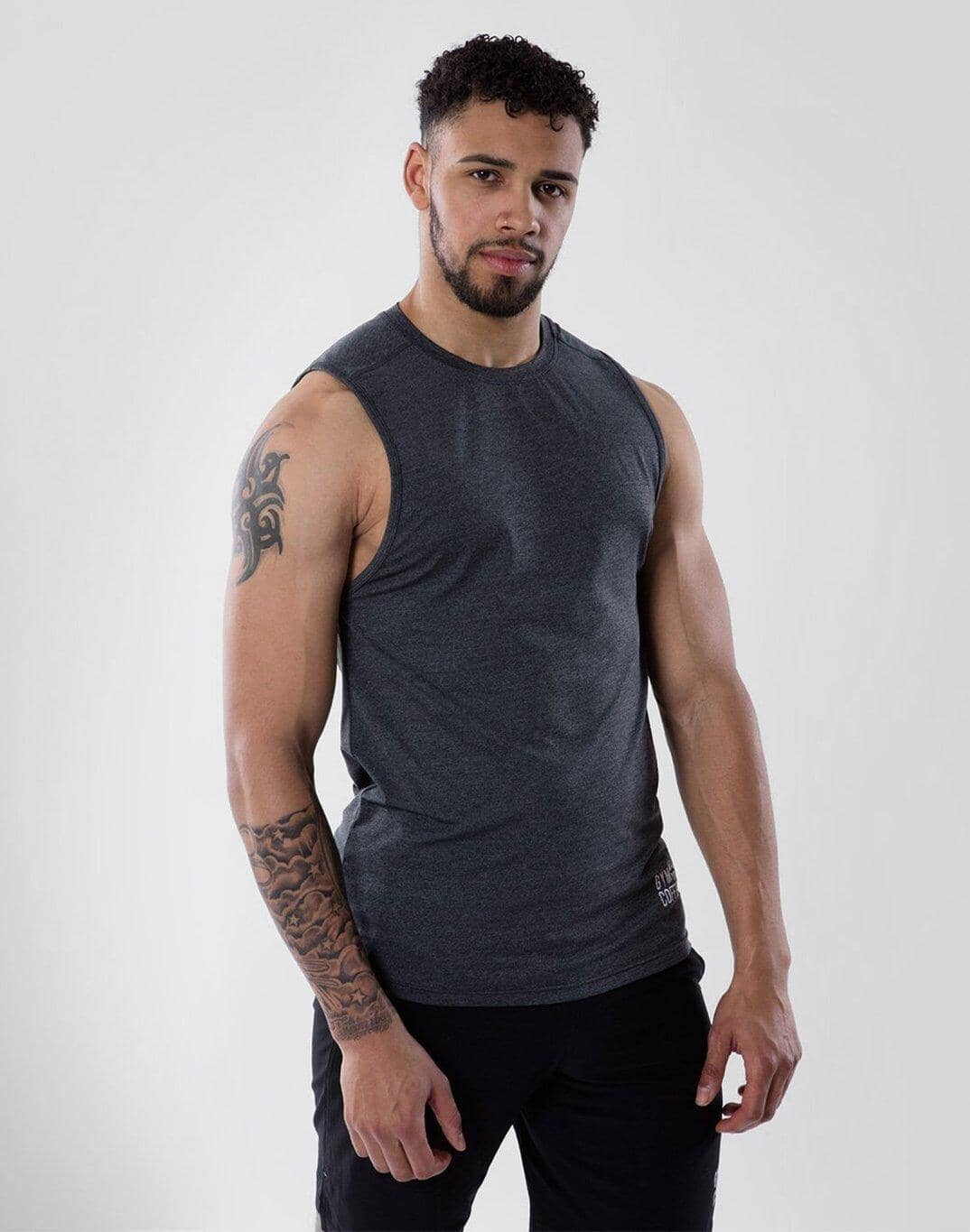 Raglan Tech Vest in Charcoal - Small / Charcoal
