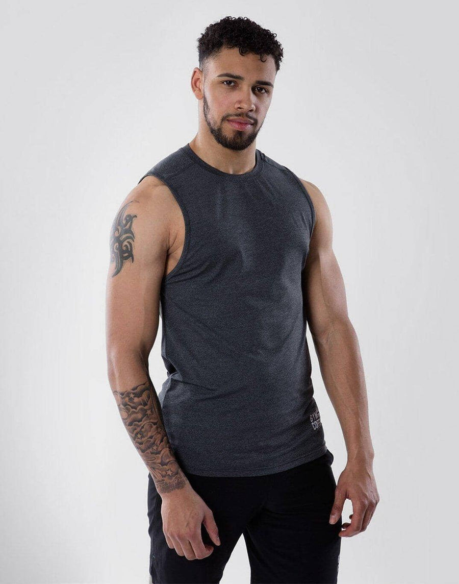 Raglan Tech Vest in Charcoal - Small / Charcoal