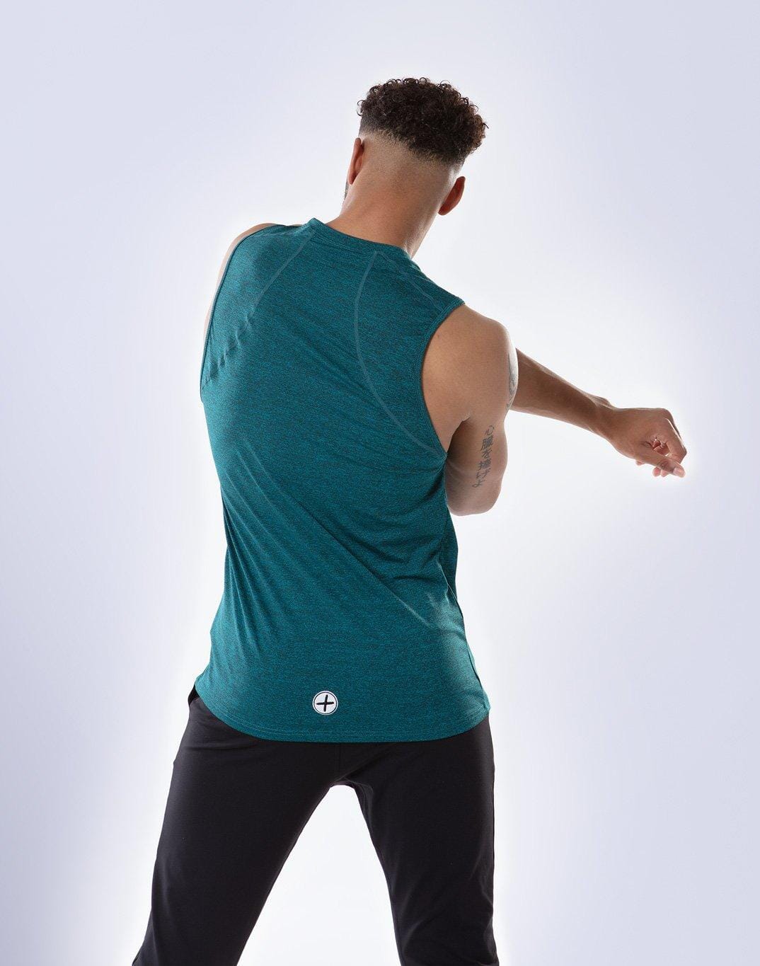 Raglan Tech Vest in Teal - Small / Navy