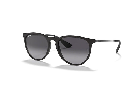 Ray - Ban RB4171 ERIKA 622/8G Woman Sunglasses Injected Black Grey Pantos Normal Shaded