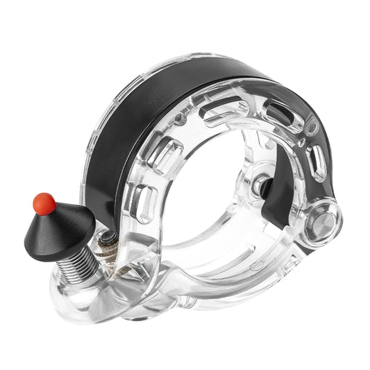 ROCKBROS 100dB Versteckte Fahrradklingel Regenfest und Rostfrei - Transparent
