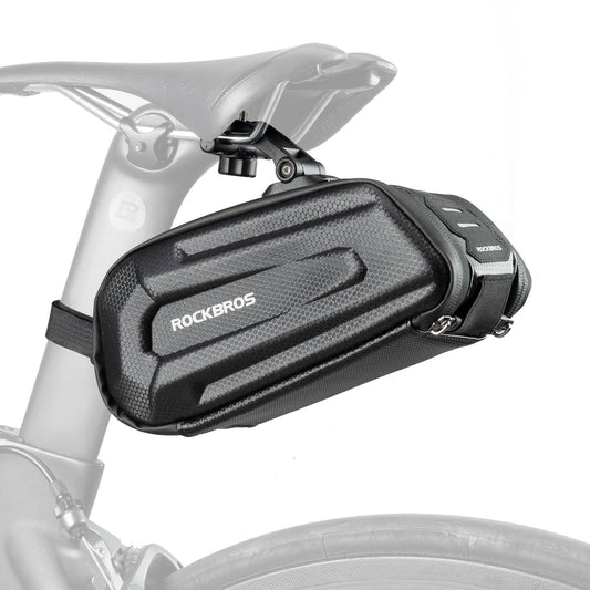ROCKBROS 3D Hard Shell Fahrrad Satteltasche mit Schnellverschluss 1,8L