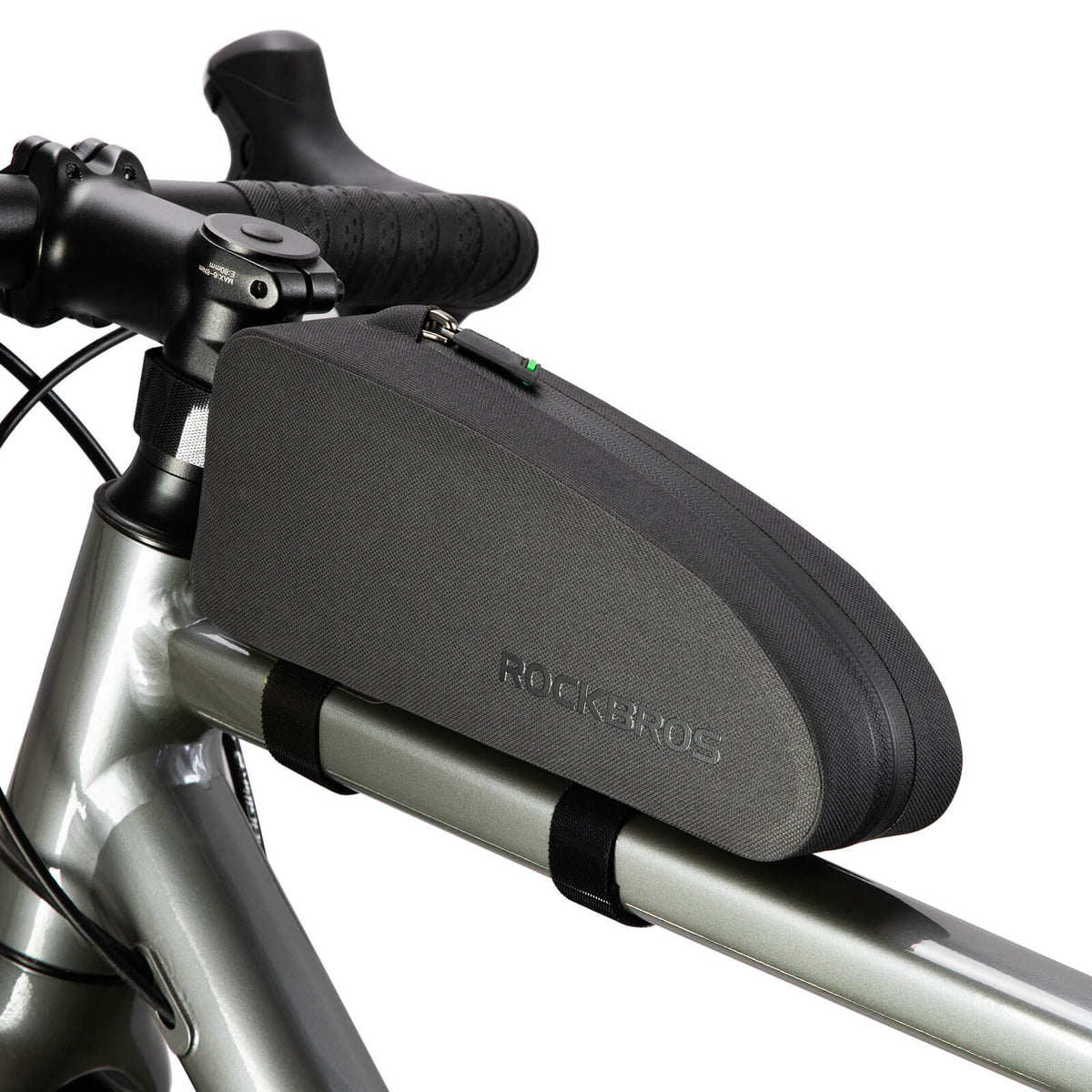 ROCKBROS Fahrrad Rahmentasche wasserdicht Staubfest Schwarz 1L/1,6 L - S=1 L
