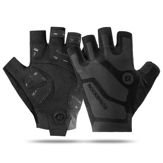ROCKBROS Halbfinger-Radhandschuhe stoßdämpfend und rutschfest Unisex - M