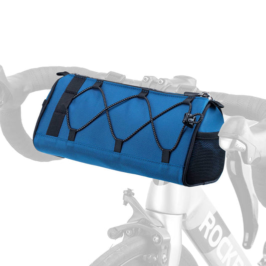 ROCKBROS Lenkertasche Multifunktionale Fahrradlenkertasche mit Schultergurt 1,5L - Blau