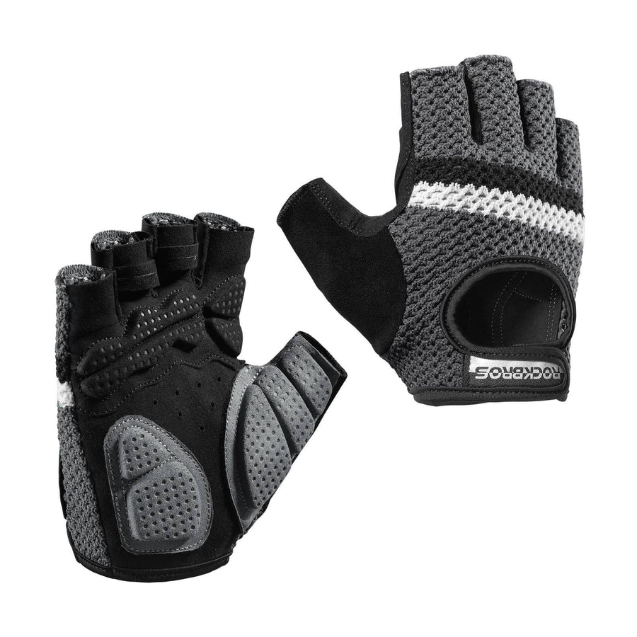 ROCKBROS Radsport Halbfingerhandschuhe Universal Trainingshandschuhe - EU size M (Asian Size L)