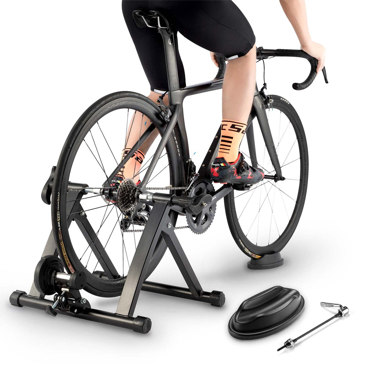 ROCKBROS Rollentrainer Magnetisches Indoor-Bike-Trainingsgerät Faltbar - Grundversion