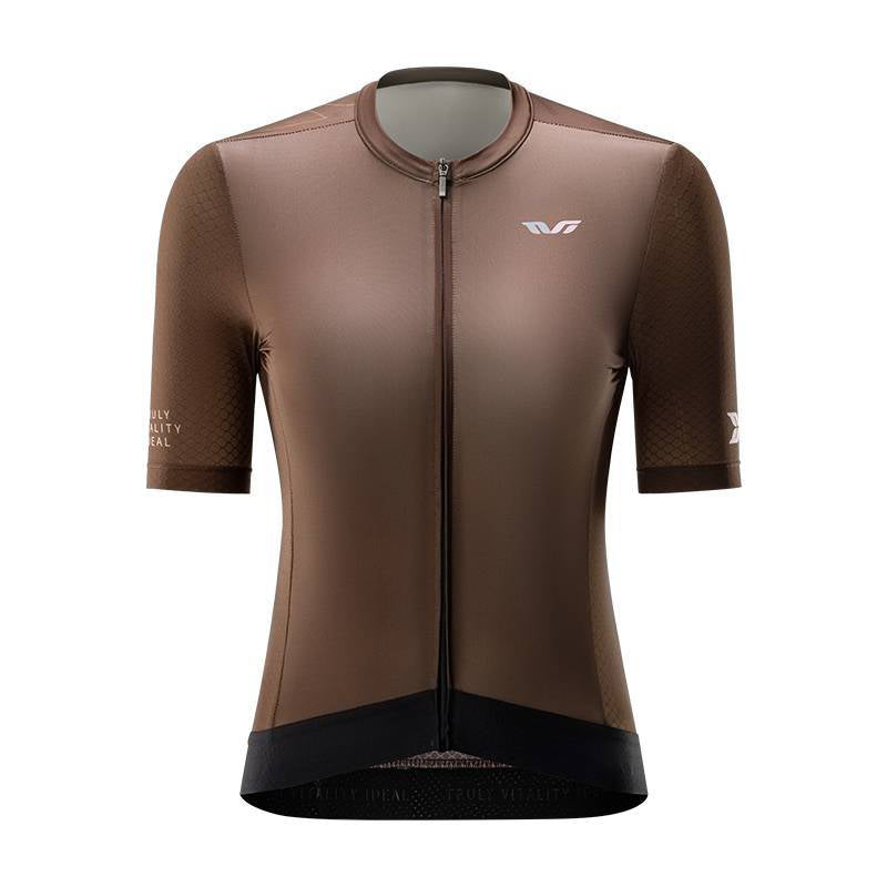 TVI Damen Fahrradtrikot - Digital Dune für MTB & Rennrad - Asiatisch XS / Europäisch XXS