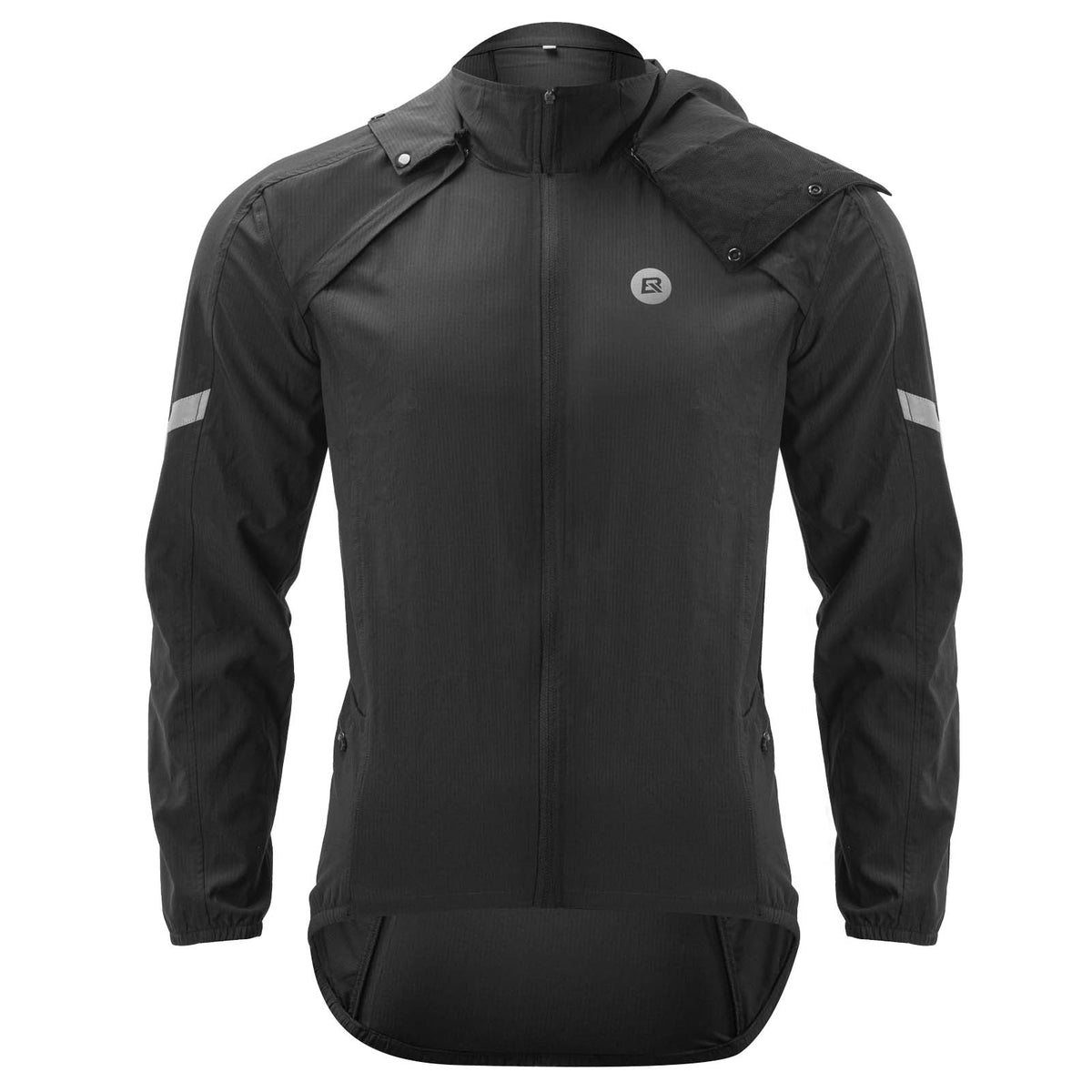 ROCKBROS Winddichte Fahrrad Jacke mit abnehmbarem Ärmel Softshelljacke - M